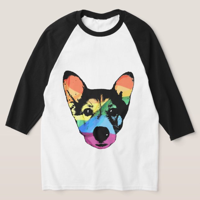 Camiseta Rainbow Dog, t-shirt (Postura )
