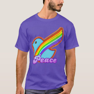 Camiseta Rainbow Dove of Peace