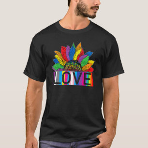 Camiseta Rainbow Equality Lgbt Flag Love Win Orgulho gay Le