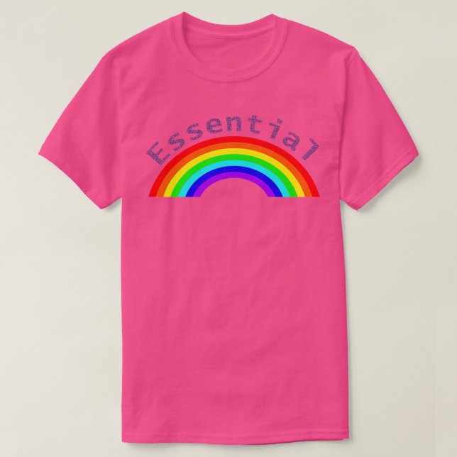 Camiseta Rainbow Essential (Frente do Design)