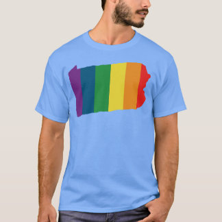 Camiseta Rainbow Estado da Pensilvânia