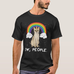 Camiseta Rainbow Ew Pessoas Unicorn Cat