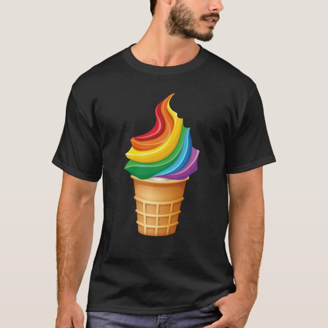 Camiseta Rainbow Flag Equality Gay Lesbian Transgender Dive (Frente)