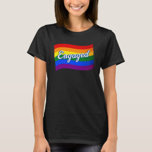 Camiseta Rainbow Flag se casou com LGBT LGBT