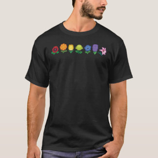 Camiseta Rainbow Flower Power gift