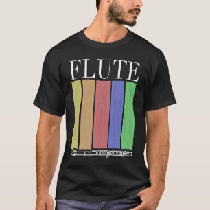 Camiseta RAINBOW FLUTE MUSICAL INSTRUTION Color Beat Musici