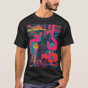 Camiseta Rainbow Fusion: Design multicor"