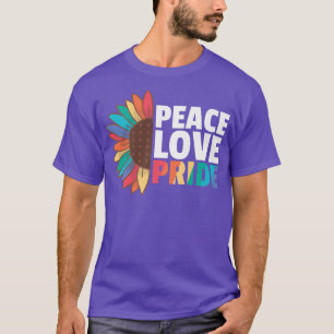 Camiseta Rainbow Gay Flag Pride Lgbtq Sunflower Premium