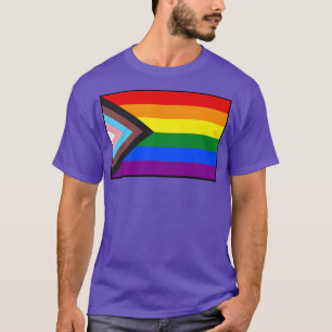 Camiseta Rainbow Gay Pride Flag LGBTQ Month Supporter Graph