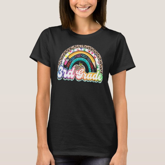 Camiseta Rainbow Girls Garotas do 3º ano Equipe de Professo (Frente)