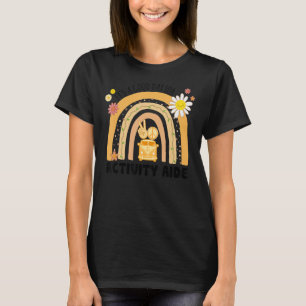 Camiseta Rainbow Groovy Peace Activity Aide Vintage
