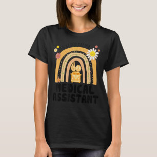 Camiseta Rainbow Groovy Peace Medical Assistant Vintage