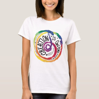 Camiseta Rainbow Growth Mindset Art Quote T-shirt