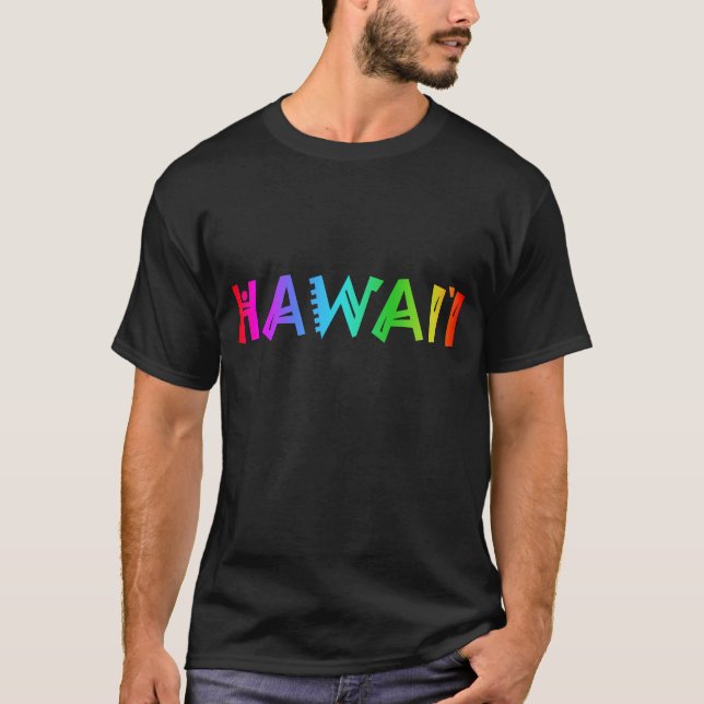Camiseta Rainbow Hawaii T-Shirt (Frente)