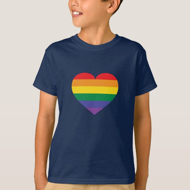 Camiseta Rainbow Heart (Frente)