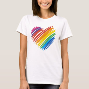 Camiseta Rainbow Heart