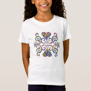 Camiseta Rainbow Heart e Lily