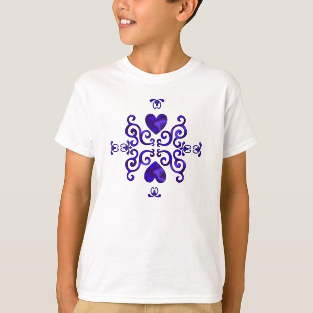 Camiseta Rainbow Heart e Lily (Frente)