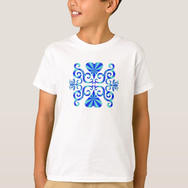 Camiseta Rainbow Heart e Lily (Frente)