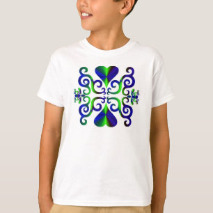 Camiseta Rainbow Heart e Lily