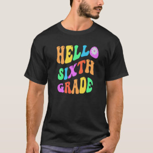 Camiseta Rainbow Hello Sexto Grau Retro 6 Gr Little Miss