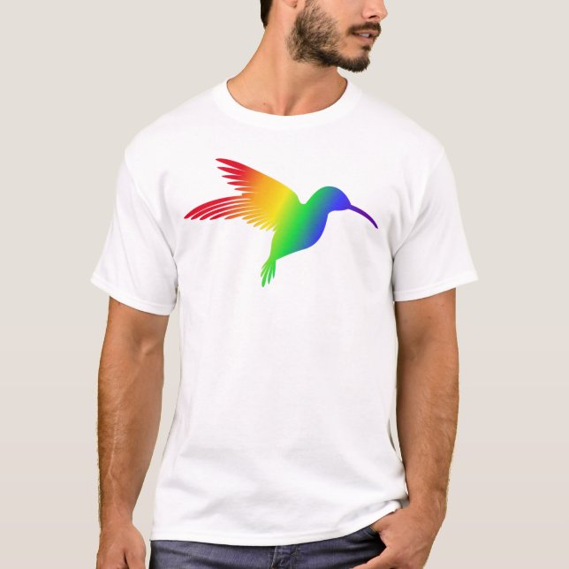 Camiseta Rainbow Hummingbird (Frente)