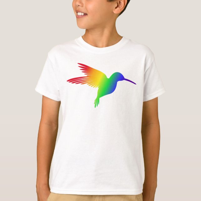 Camiseta Rainbow Hummingbird Boys (Frente)