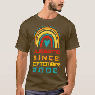 Camiseta Rainbow Incrível Desde setembro de 2010 21º Aniver