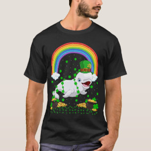 Camiseta Rainbow Irish Shamrock Beluga Whale Rua D de Patri