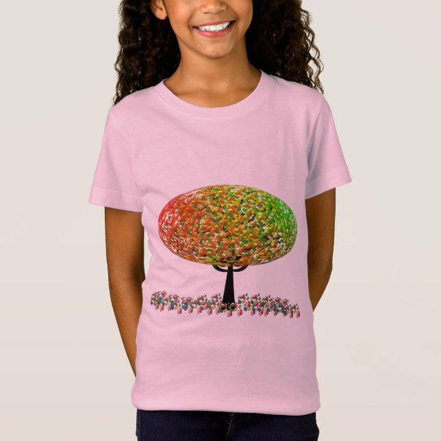 Camiseta Rainbow Jelly Bean Sweet Trees (Frente)