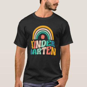 Camiseta Rainbow Kindergarten Professor Kinder Crew De Volt