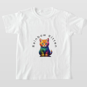 Camiseta Rainbow Kitten