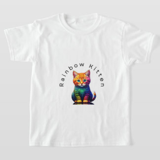 Camiseta Rainbow Kitten