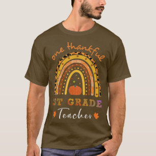 Camiseta Rainbow Leopard Uma Professora De Grau 1rua Graças