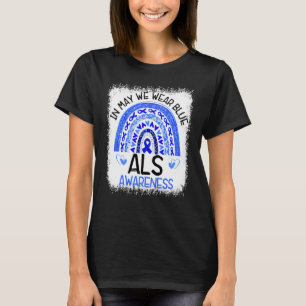 Camiseta Rainbow Leopardo em maio Nós Vestimos a Consciênci