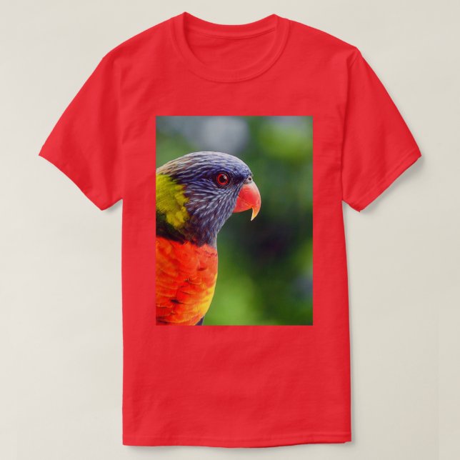 Camiseta Rainbow Lorikeet 3 (Frente do Design)