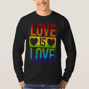 Camiseta Rainbow Love is Love Lgbt Gay Lésbica Prioridade 1