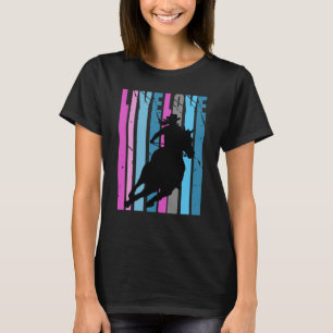Camiseta Rainbow Love Rodeo Barrel Racer Racer Women