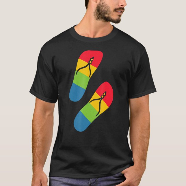 Camiseta Rainbow Love Sandals (Frente)