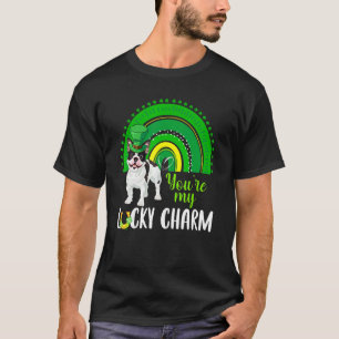 Camiseta Rainbow Lucky Charm French Buldogue Dog Rua Patric