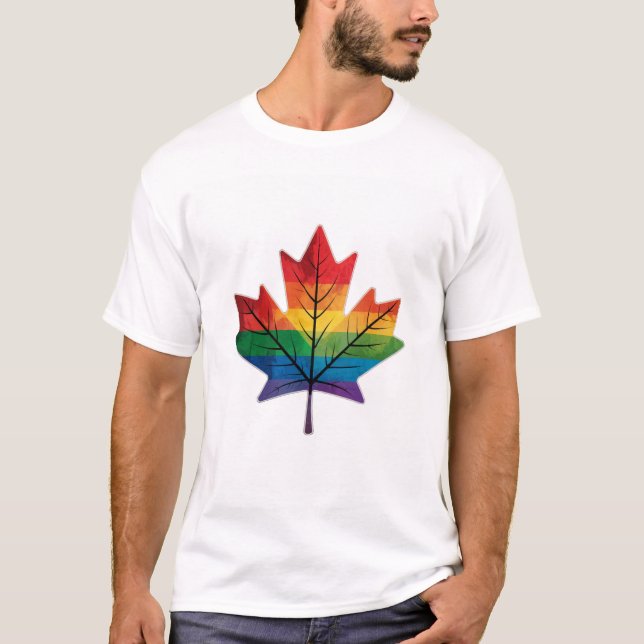 Camiseta Rainbow Maple T-Shirt Folaf (Frente)