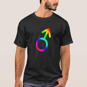 Camiseta Rainbow Mars Glyph