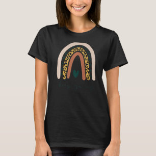 Camiseta Rainbow Mental Health Semicolon Continue Indo Boho