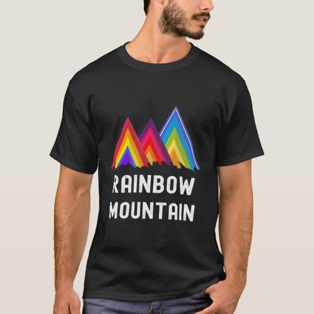 Camiseta Rainbow Mountain Cusco-Peru (Frente)