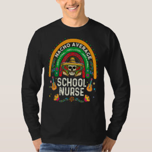 Camiseta Rainbow Nacho Média Enfermeira Escola Cinco De May