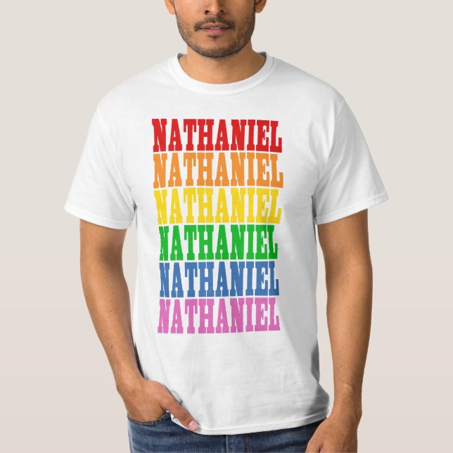 Camiseta Rainbow Nathaniel (Frente)