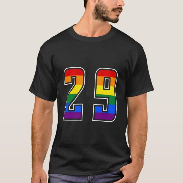 Camiseta Rainbow Number 29 Team Junior Numbered Uniform (Frente)