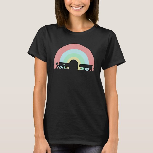 Camiseta Rainbow Pastel (Frente)
