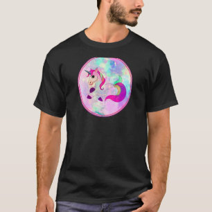Camiseta Rainbow Pastel Unicorn Birthday Women Girls Graphi
