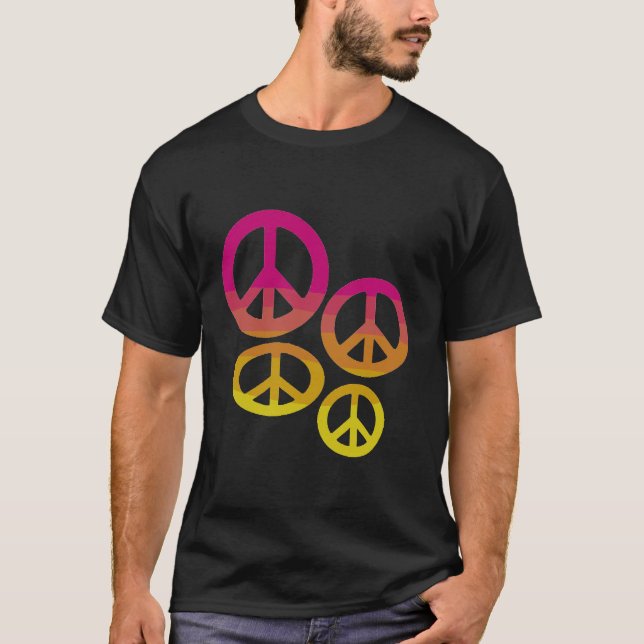 Camiseta Rainbow Peace Sinaliza T-Shirt (Frente)